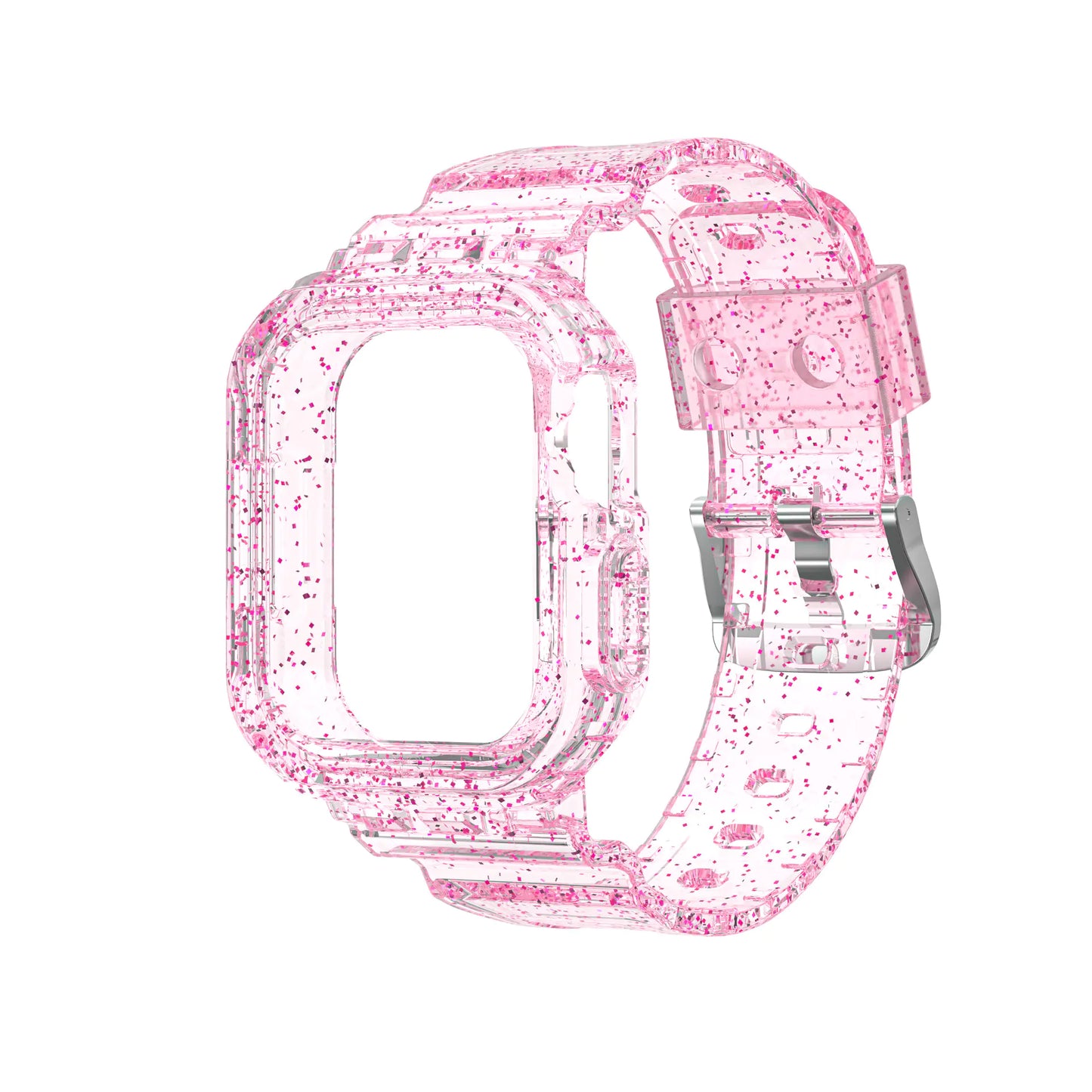 Glacier Transparent Strap Integrated Watch