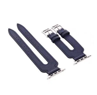 Genuine Leather Double Buckle Band for Apple Watch