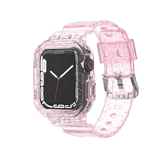 Glacier Transparent Strap Integrated Watch