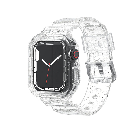 Glacier Transparent Strap Integrated Watch